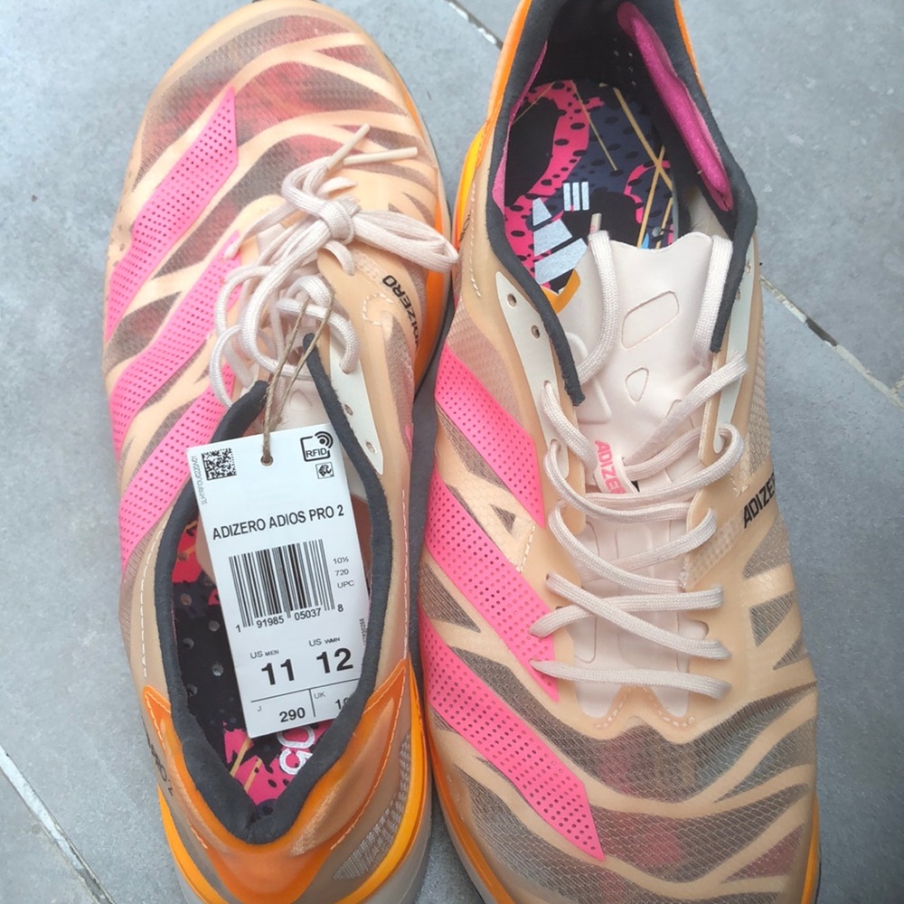 Adidas Adizero Adios Pro 2 - unworn, no box, NYC 2021 color way